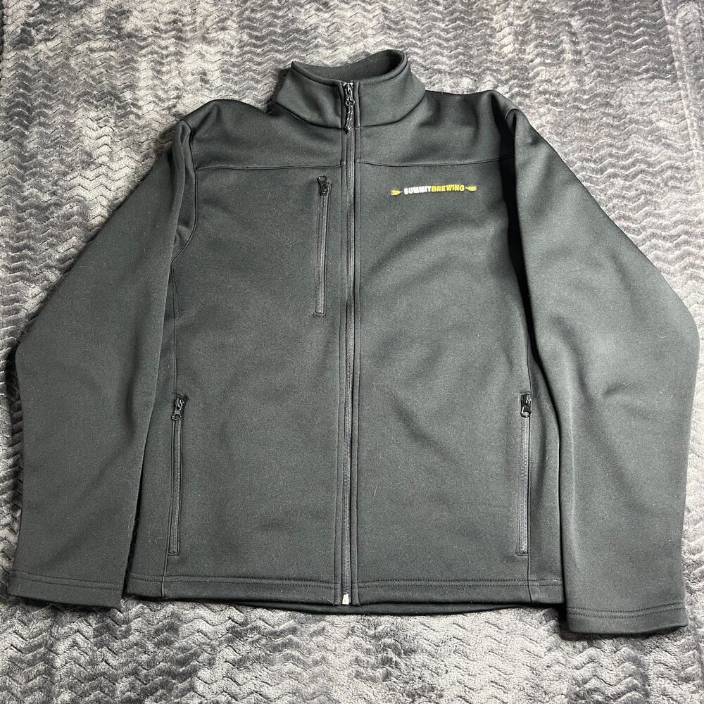 Ouray Sportswear Windbreaker (summit brewing) Jacket size small Black